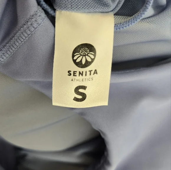 Senita Athletics Sky Blue Mini Dress-Size S - Picture 2 of 7